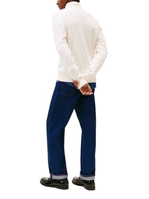 Maglioncino a trecce con 1/2 zip Tommy Hilfiger | MW0MW36532Z00